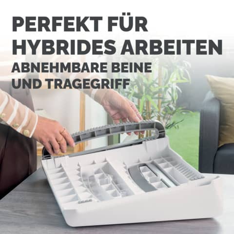 Poggiapiedi Fellowes Breyta™ regolabile 9,8x49x36 cm bianco 100016563